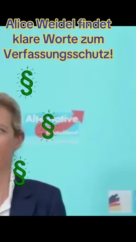 Alice Weidel findet klare und deutliche Worte zum Thema Verfassungsschutz! Und sie hat sowas von Recht! Wir stehen hinter ihren Worten. Danke für ihren Einsatz, für ein besseres Deutschland. #liebe #gesetz #verfassung #schutz #fyp #for #you #rules #so #is #it #germany #afd #💙 #🇩🇪 #videos #🙏🏻 #🥺 