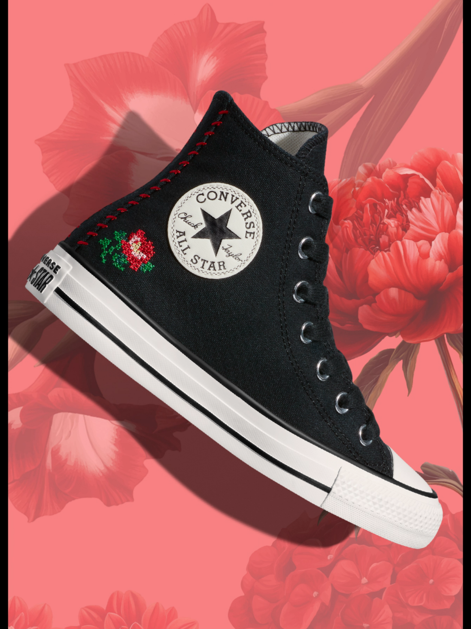 Dale vida a tu outfit con el encanto natural de los Chuck con detalle floreados.🌺 Encuéntralos en el link de la bio. #conversemexico  #chucksflorales