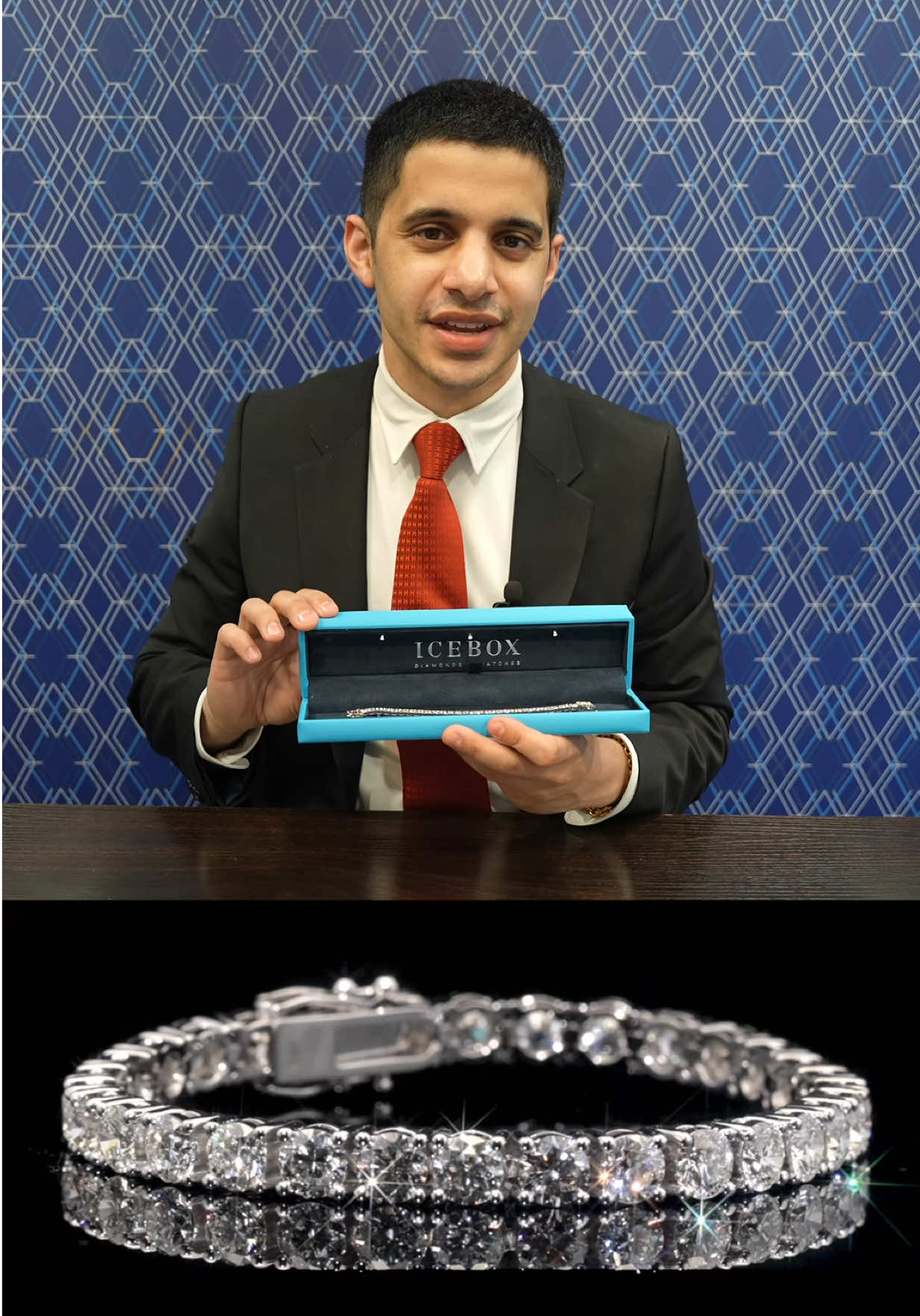 50 pointers each stone! 💎 This bracelet was made for a high end client who wanted this to be a generational gift! Would you wear this Tennis Bracelet? 👀💎