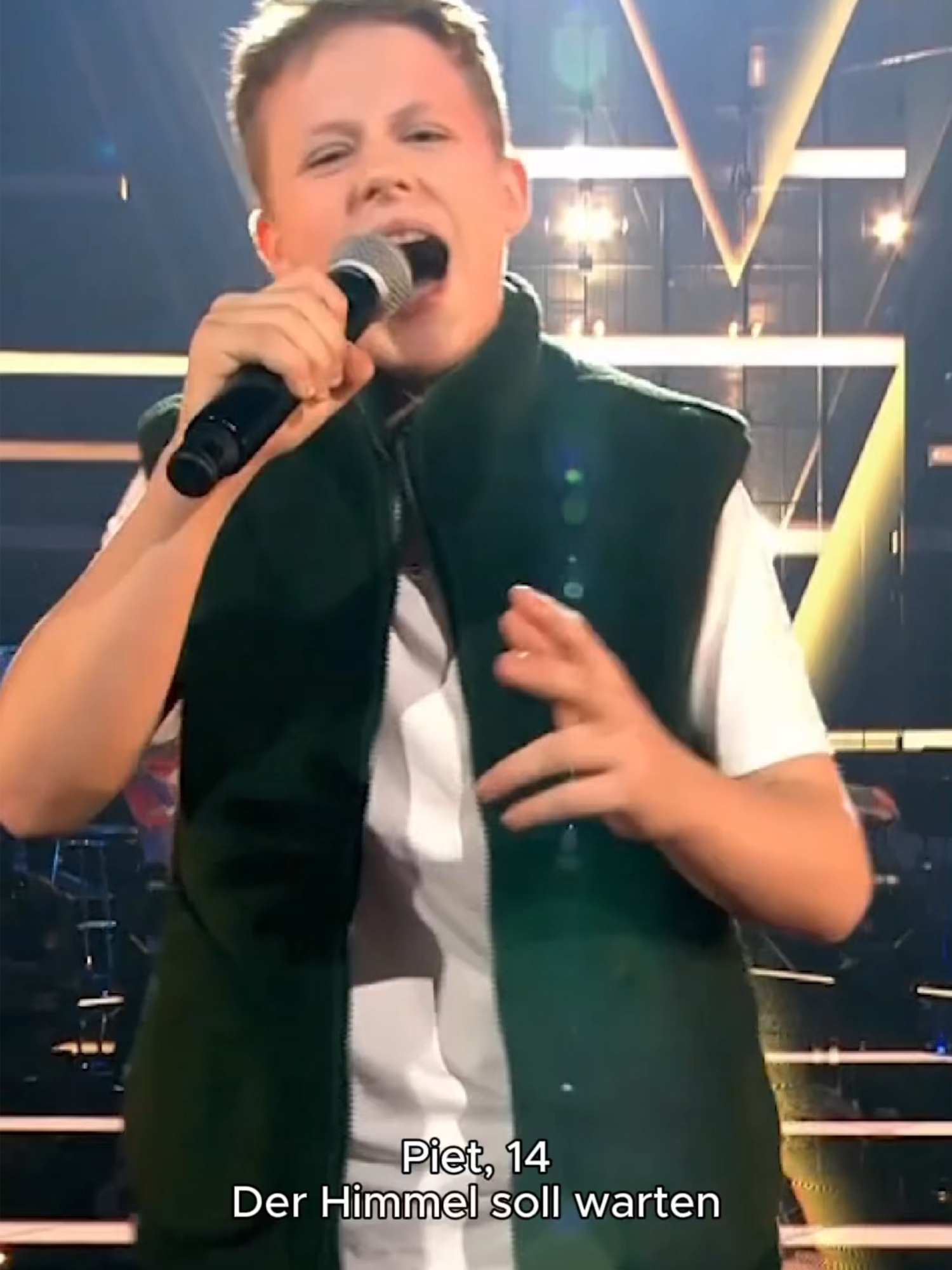 Wir können gar nicht glauben, wie Piet hier die Bühne abgerissen hat. 🤩😎 #VoiceKids #TVK25 👉