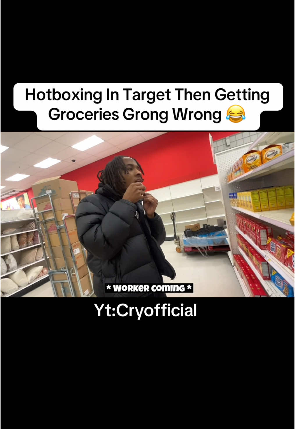 Facing An 3.5 In Target Gone Wrong  😂  New Video Out Now Link In Bio (Yt:Cryofficial)❤️  #viralvideo #viral #funny #trending #cryofficial #youtube #vlogs #xyzbca 