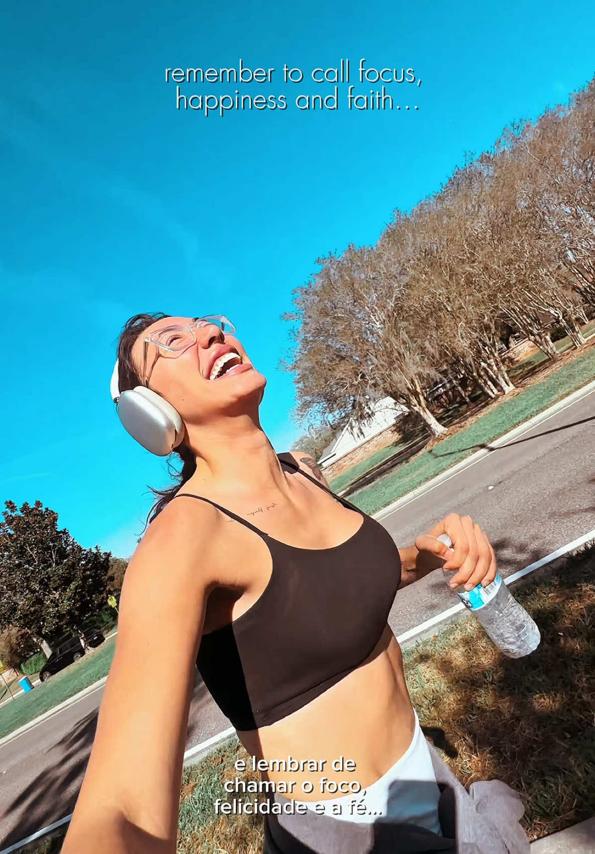 Eu depois de correr 8km e a endorfina à flor da pele! 