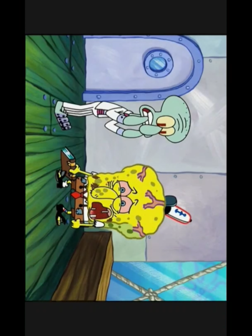 I can't do it squidward  #spongebob #spongebobsquarepants #icantdoit #funny 