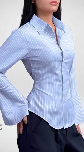 Wispie Money Magnet Fitted Shirt, Atasan Wanita  #fashionwanita #ottd #atasanwanita #outfit2025 