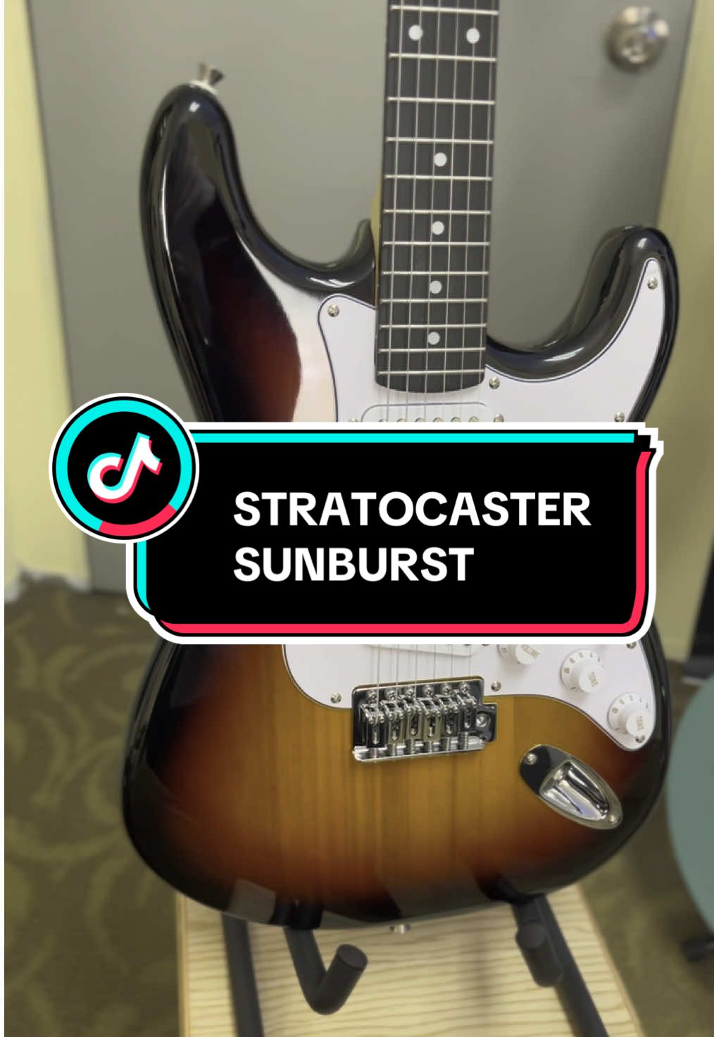 ELECTRIC GUITAR STRATOCASTER SUNBURST 🎸 HOT COLOUR ‼️ HOT ITEM ‼️ READYSTOCK ‼️ Electric Guitar Stratocaster suitable for all beginner . Cheapest price and highest quality . And come with amplifier 15watt and got freegift 4 item !! 🤩👍🏻  GRAB NOW BEFORE SOLD ‼️ #elektrikgitar #gitarmurah #gitarelektrikmurah #stratocasterguitar #fyp 