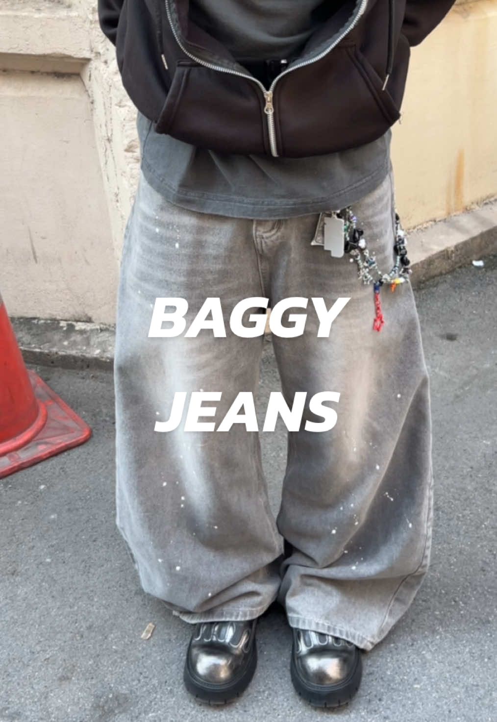 Baggy jeans ตัวนี้ทรงโคตรสวย #กางเกงยีนส์ #baggyjeans #baggypants 