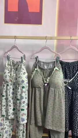 Anyone else not pick up this camisole pajamas set? It comes with chest pads that aren't stuffy 🥰,the stretch fabric is lightweight and soft ✨,and the pants have a lace-up design that is stunning 💖#sleepwear #pajamasets 