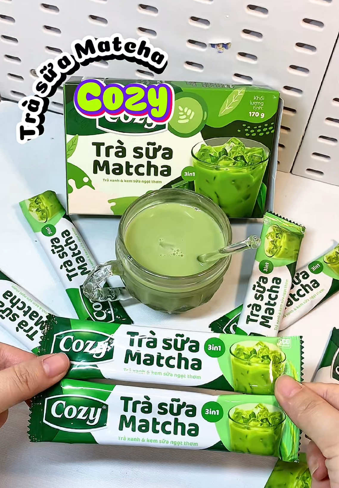Tín đồ iu thích vị matcha thì không nên bỏ qua #review #unboxing #trasuamatcha #cozy #trasuamatchacozy #matcha #xuhuong #viralvideo 