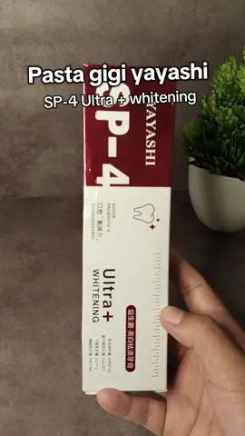 pasta gigi pemutih super asli banget bikin putih dan ga kuning lg aku udah cobain gigi aku jd putih #fyp  #pastagigiviral #pastagigipemutih #pastagigiprobiotik #yayashi #pastagigisp4 #pastagigiwhitening 