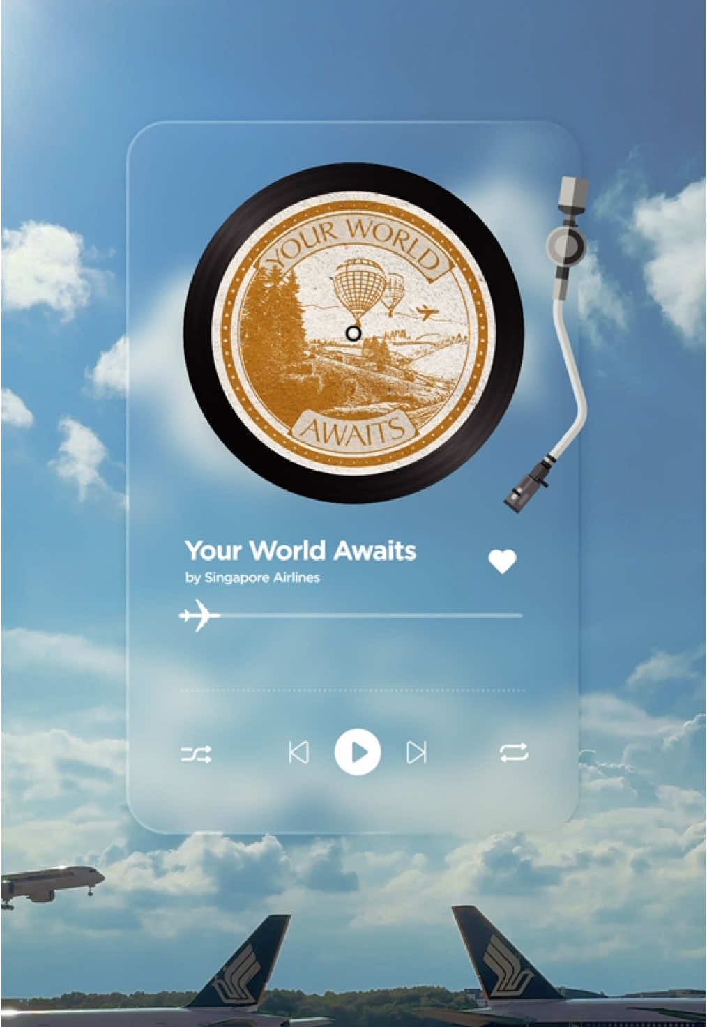 Part 1: 'Your World Awaits' – for the trips made up of little moments. ✈️✨ Save this for your next travel diary and show us where this sound takes you 🥰 #SingaporeAirlines #FlySQ