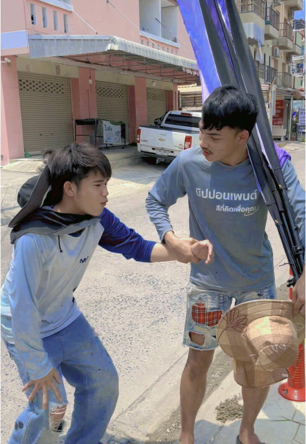 โอ๊ยย😵#ชาไทย🧋🥊 #ครอบครัวบางเเสนไฟท์คลับ💜 @PHETTECHIN 