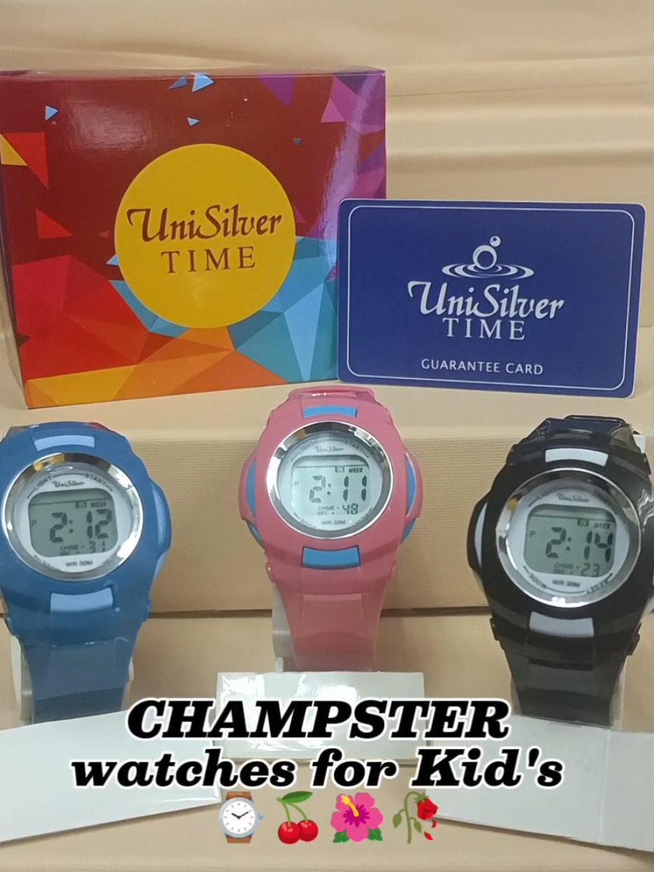 CHAMPSTER Watches for Kid's 💞✨ UniSilver TIME watches⌚🌺🍒 #unisilvertime #digitalwatch #watchesforkids #kidswatch 