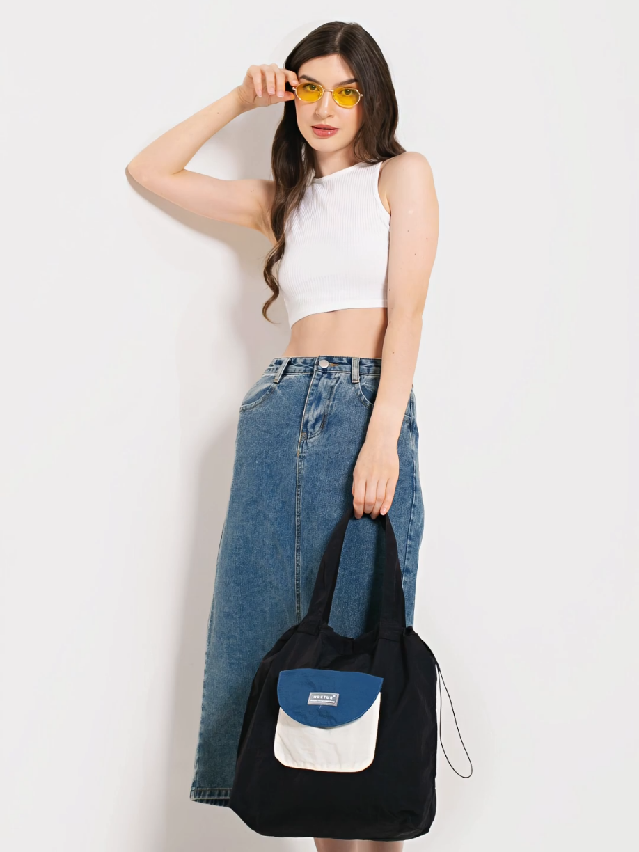 NOCTUR - Hazel Totebag Nylon Crinkle#lokalbrand #fashion #outfit #localbrand #OOTD #ootdfashion 