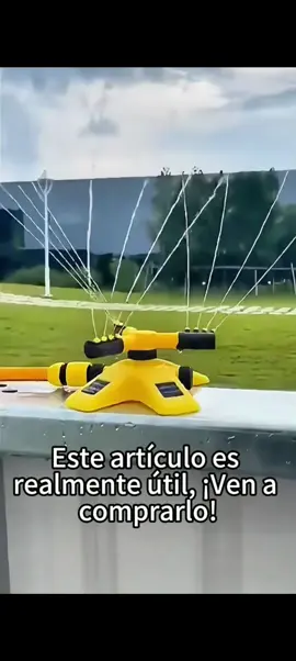 Rociador automático de 360 grados #360 grados de rotación automática #Rociado fino #Instalación fácil #Herramienta práctica #Material duradero #Relación calidad-precio #Riego de jardín