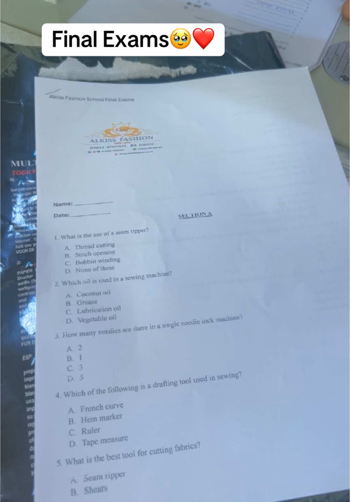 IT'S OFFICIAL! Our students have completed their 6-month intensive modest fashion course and aced their final exams! Six months of hard work, dedication, and passion have paid off, and we couldn't be prouder! Congratulations to you all!🥰🥰🎉 May Allah bless the knowledge you've gained and make it beneficial to the Ummah. Graduation will be coming soon in sha Allah🎓🎉 Interested in joining our physical classes? Now's the best time! We have a few slots left for the new class.WhatsApp +233 263809627 to enroll now!  Location: Kumasi #alkissfashionschool #fashionmasterclasskumasi #fashioncourse#exams #studentsexams #finalexams #fashionexam #alkiss #creatorsearchinsights 