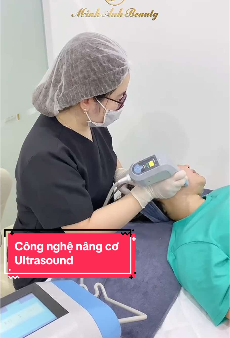 Công nghệ nâng cơ xóa nhăn Ultrasound giúp các cơ săn chắc, vào form siêu mê các nàng ơi 🫶🏻#minhanhbeauty #nangco 