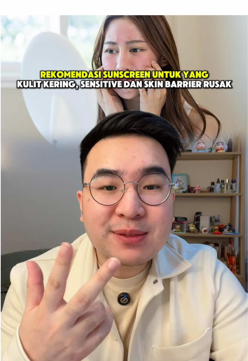 Sunscreen itu kenapa nyaman nya beda-beda? Ternyata walau tekstur nya sama-sama watery tapi ada yang nyaman nya untuk kulit kering begini! Ada juga yang cocoknya yang untuk oily skin, jadi kamu ga bingung lagi #rumusskincare #sunscreen #rekomendasiskincare #sunscreentips #skincareviral 
