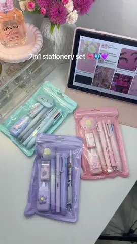 7 in 1 stationery set for this coming school 2025-2026 #stationery #school #schoolsupplies 
