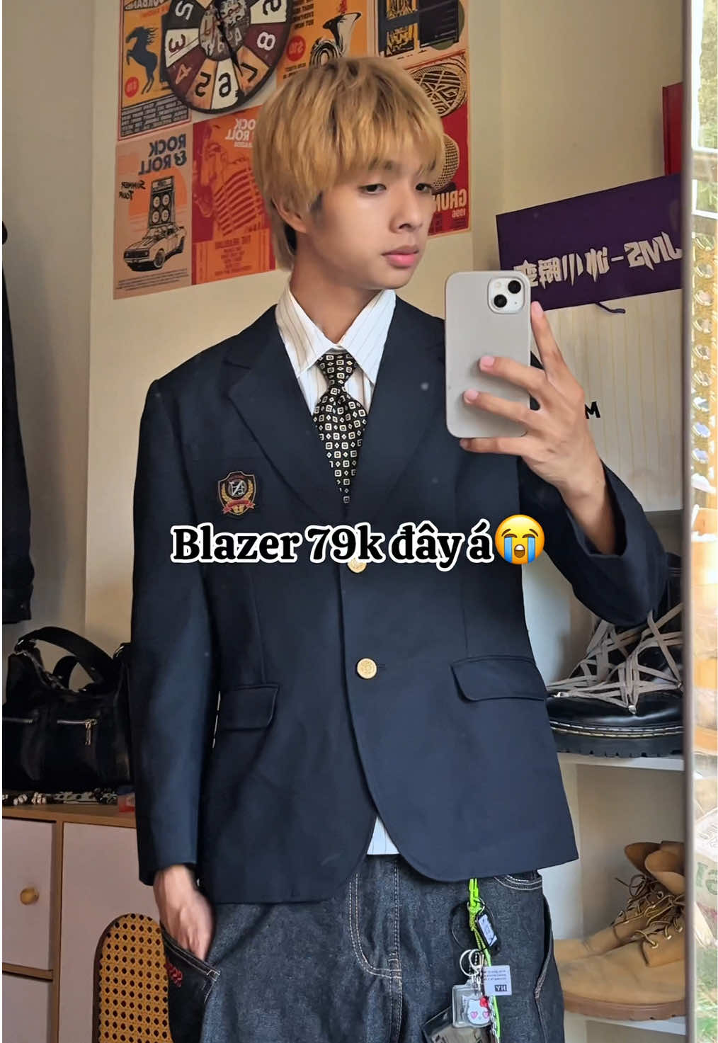 Rẻ mà đẹp lắm luôn í #xuhuong #blazer #outfit #homnaymacgi #reviewthoitrang 