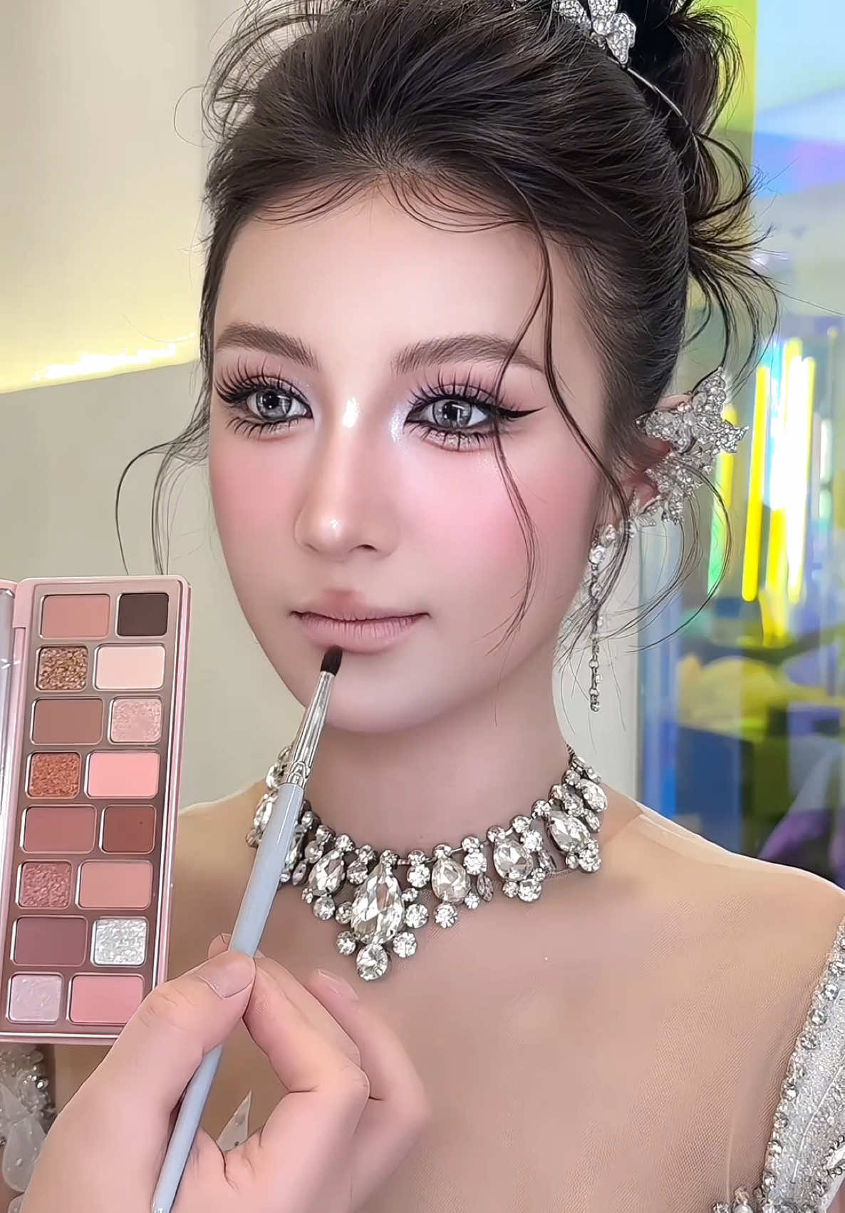 Tip mix son siêu xinh cho cô dâu #makeup #xuhuong #makeuptutorial #bangmatqianyan 