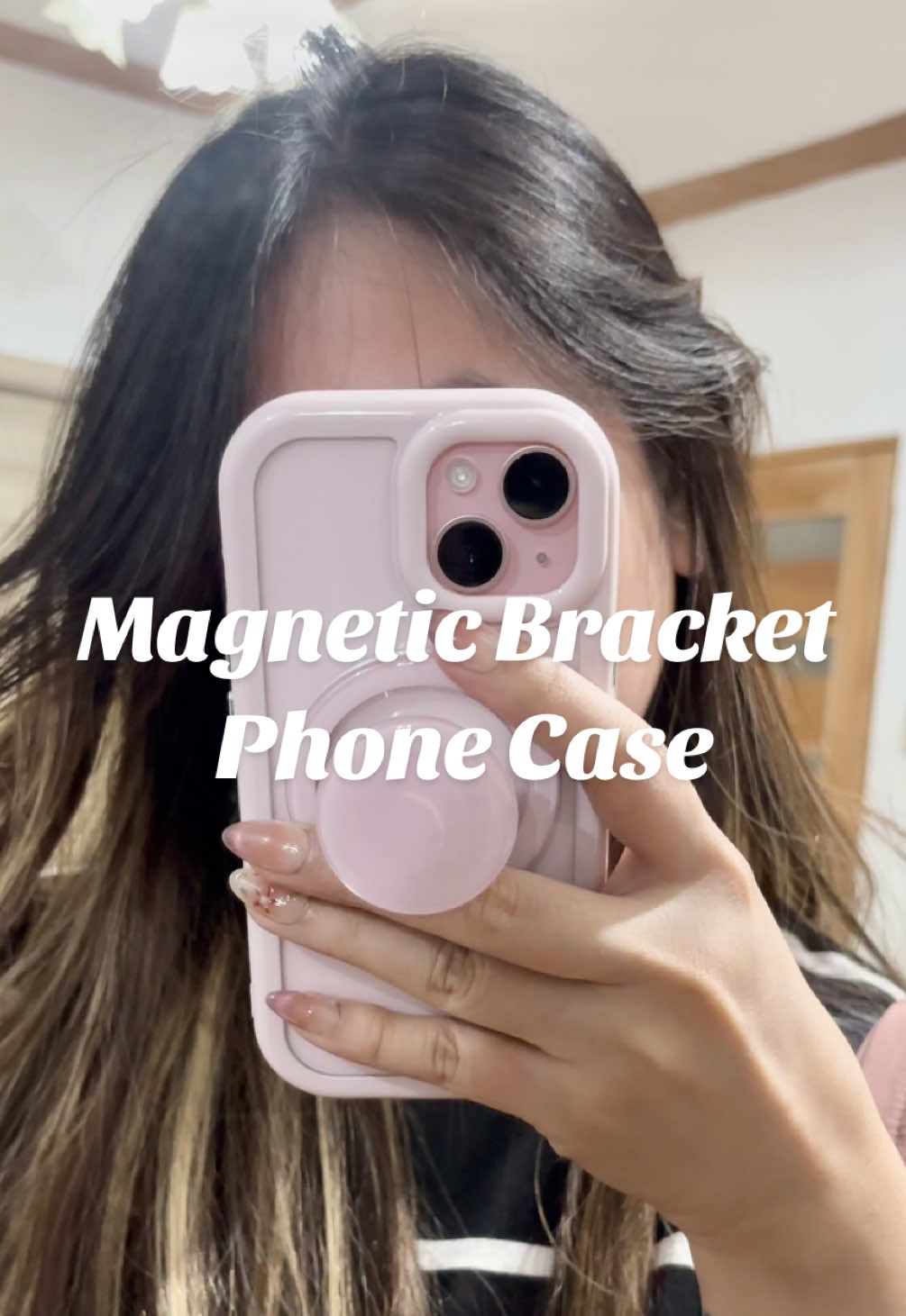 Super cute magnetic bracket phone case ring phone holder @HFun Store #phonecase #bracketphone#phoneholder #ringphoneholder #phoneringholder #cutecase #cutecases 
