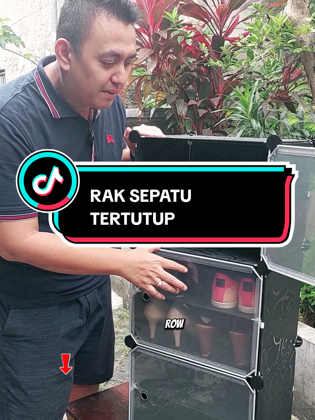 Rak sepatu tertutup serbaguna bisa juga untuk rak tas, rak helm, dll #rak #raksepatu #raksepatutertutup #approvedbyomchan05 