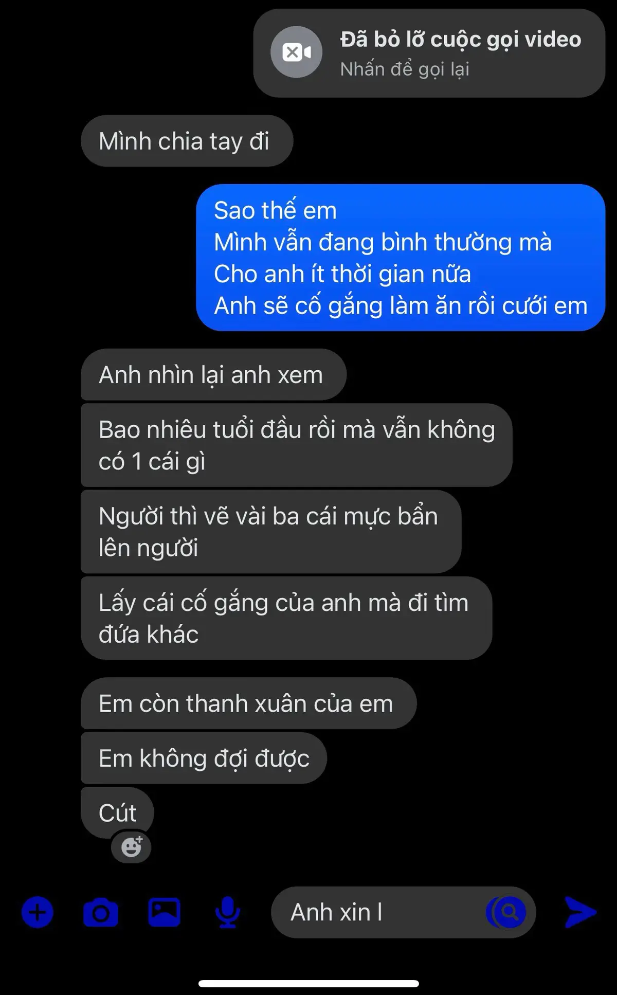 Lỗi là ở anh Anh xin lỗi ❤