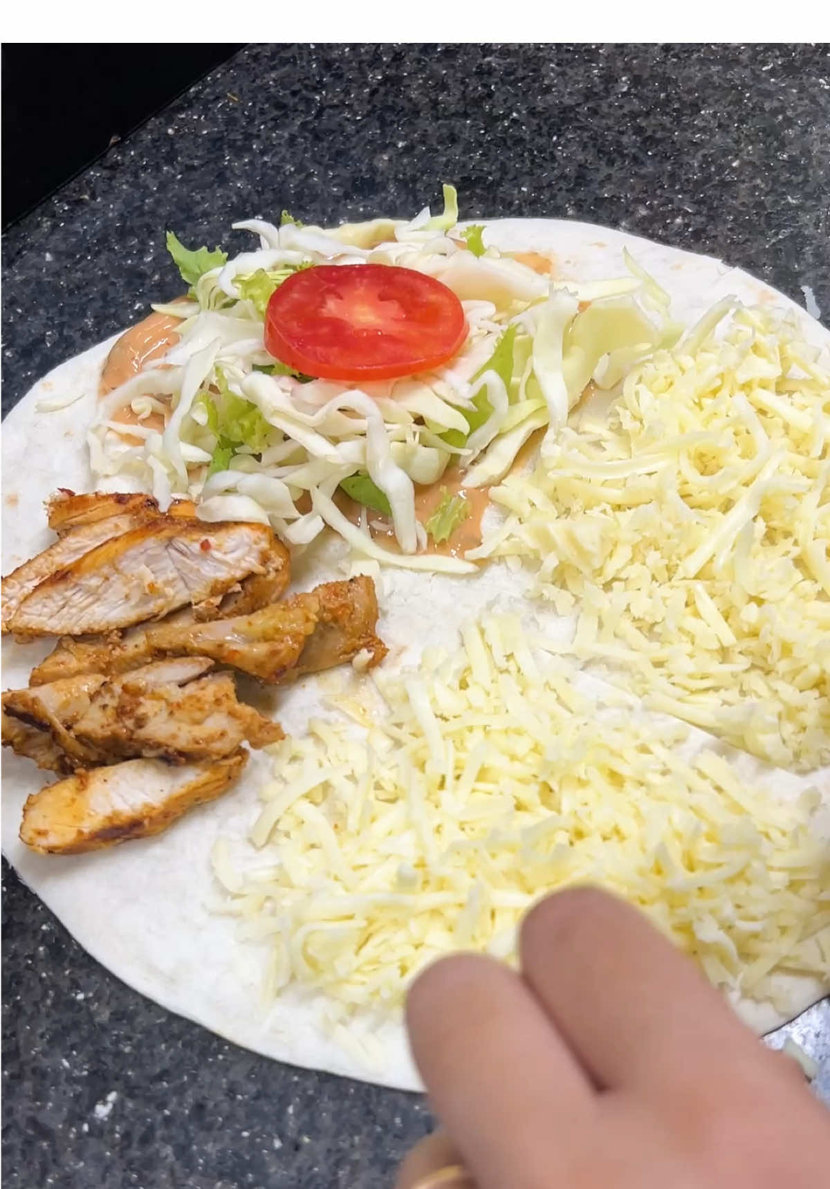 Chicken BBQ Wrap #yummy #viral #fyp #treanding #cooking #EasyRecipe #foryou #wrap 