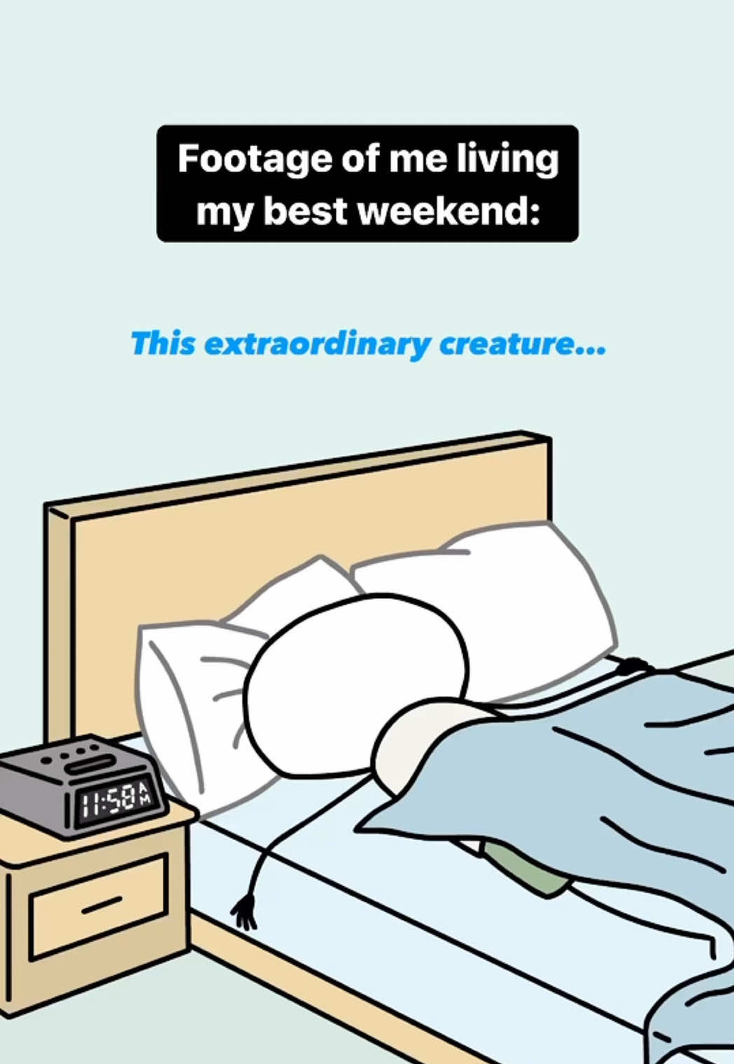 “It only moves when necessary and, even then, extremely slowly…” 🥱 #lazysaturday #lazyday #sleepin #weekendplans #davidattenborough #tiredaf 