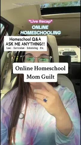 Do not feel guilty about using an online homeschool curriculum.   This was a conversation we had during my live yesterday. This sweet mama wanted to homeschool but worked full time and felt bad about using an online curriculum. Homeschooling does not take nearly as long as a typical public school day. Online curriculums can be an amazing tool and resource for homeschooling families  #onlinehomeschool #homeschoolcurriculum #howtohomeschool #homeschooling #momguilt #ctcmath #miacademy 