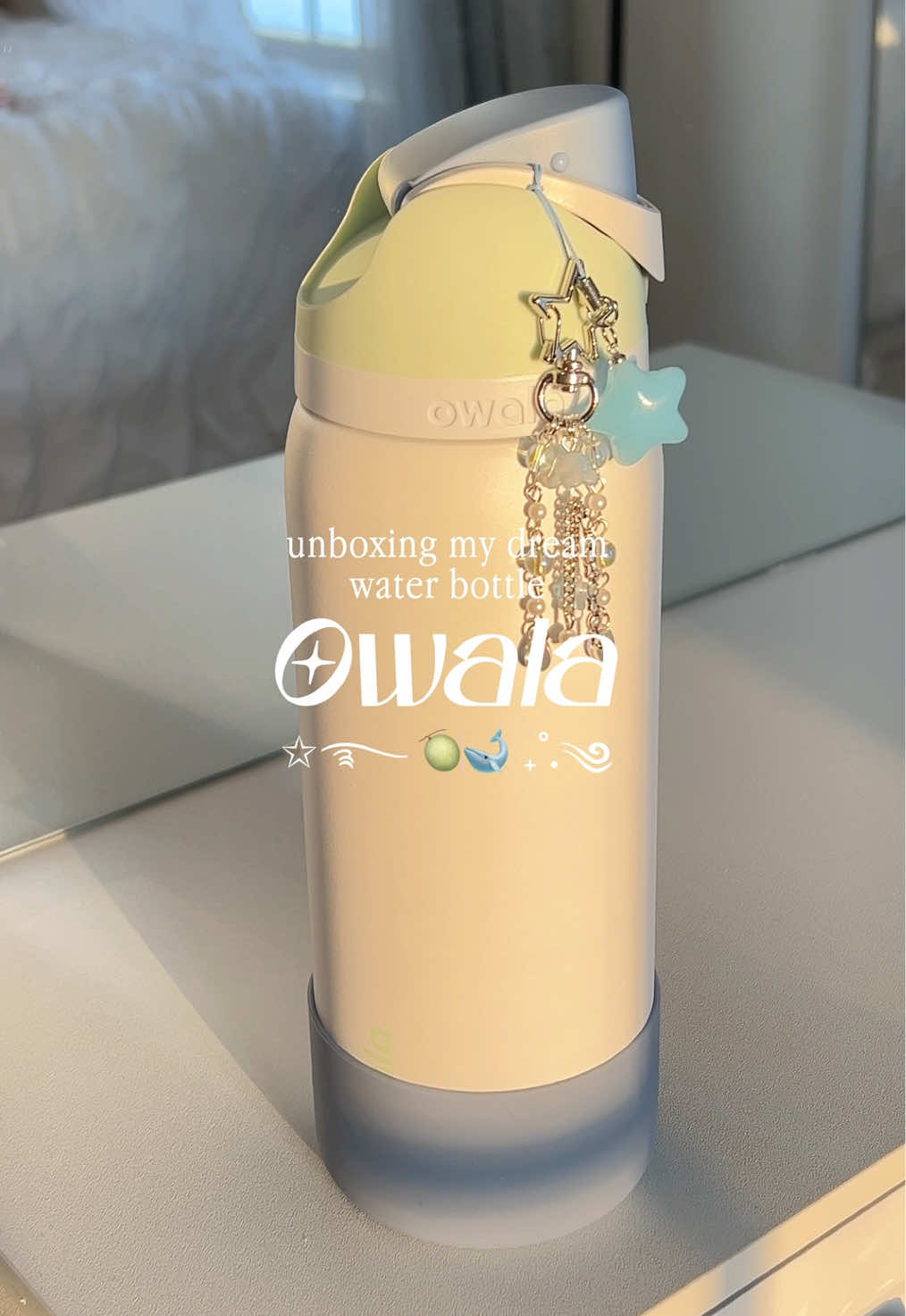 𓂃 ࣪⋆💿˚ ༘ | my favorite colors and so perfect for spring!  @Owala  ─── ⋆⋅☆⋅⋆ ── #owala #owalawaterbottle #unboxing #waterbottlecharms #fypシ 