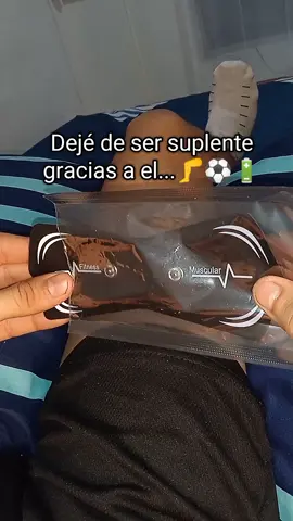 Gracias a esto dejé de ser  suplente 🦵⚽🔋#musclerecovery #football #electricomasajeador #recoverytiktok #futbol⚽️ #masajepiernas #legtraining #recoverytok masajeador eléctrico para recuperación muscular y crecimiento de las fibras musculares