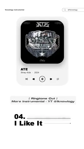 Follow / Subscribe to @1knowlogy . [Ringtone🔔/Instrumental] Stray Kids - 