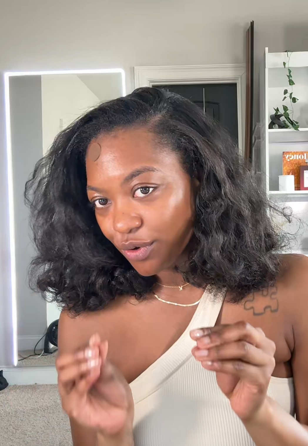 braid + foam rollers will be my summer hairstyle (on a blowout) #naturalhair #foamroller 