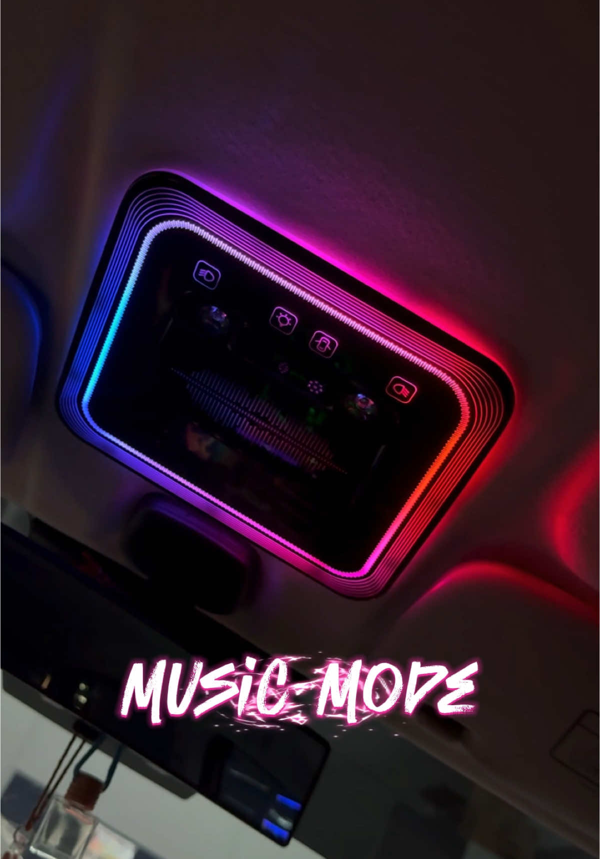 ROOF AMBIENT LIGHT 😍 #veambientlight #veautomart #ambientlight #tcsofficialstore #basswayauto #light #accessories #selangor #banting #hotitem #fyp #viral #ambientmusic #perodua #peroduamyvi #myvideo #myviralvideo #rooflight #ambient 