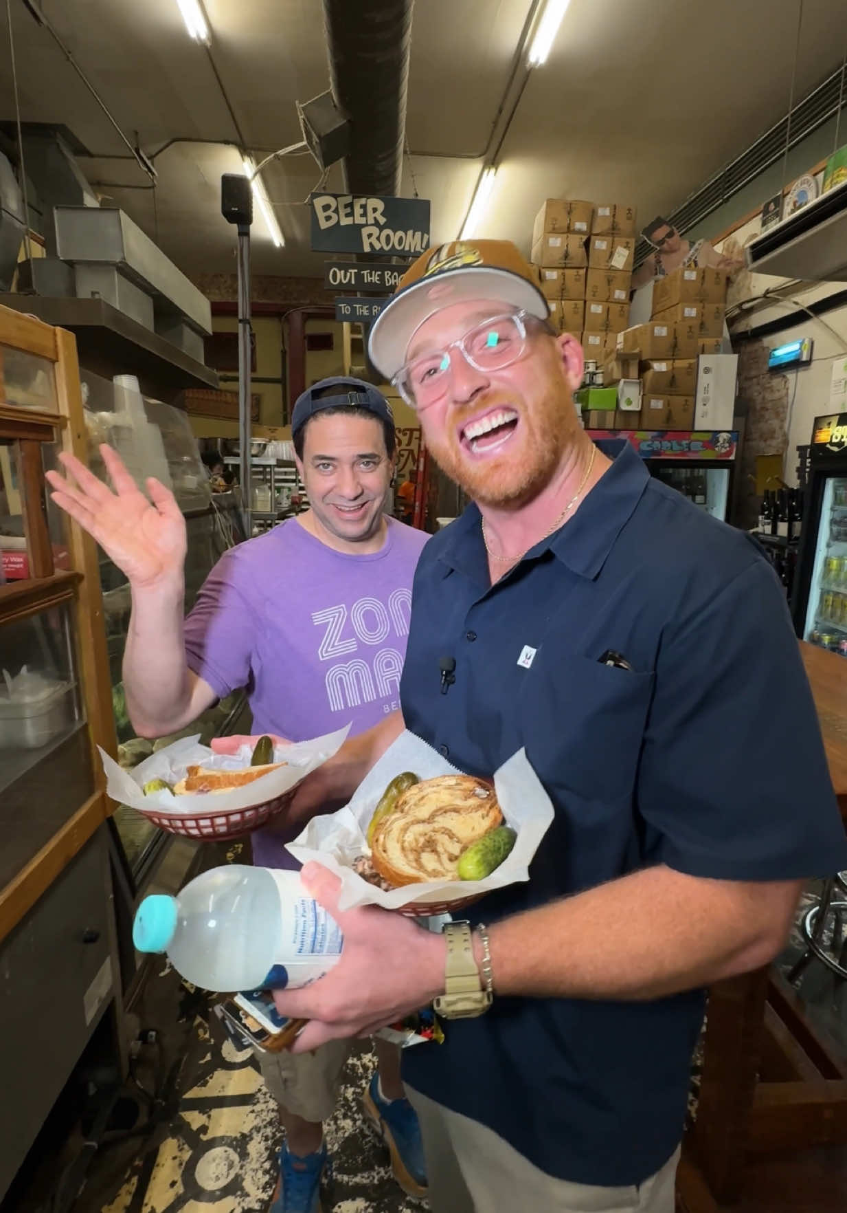 Where are you from again? #steinsdeli #neworleans #louisiana #geraldgruenig #mrweatherall #tiktokfoodie #fyp 