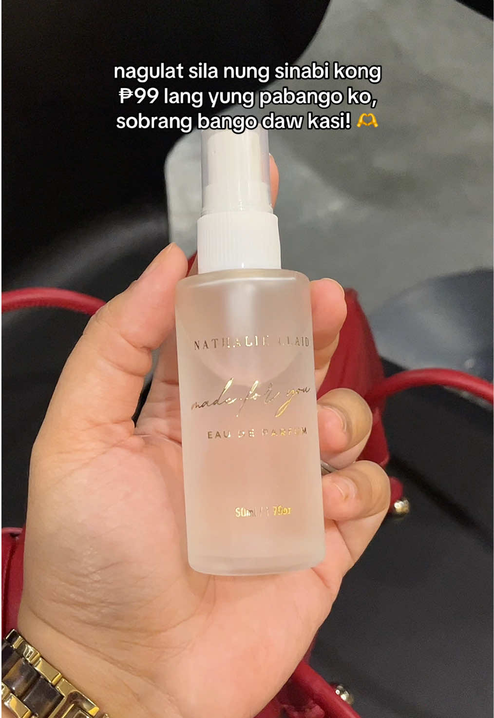 Naniniwala na ako na hindi porket mura hindi na mabango! Grabe tong Nathalie Claid, 99 pesos lang mag aamoy mayaman ka na 😫🫶 Disclaimer: Prices may vary depending on the sellers or after the promotion ends #nathalieclaid #nathalieclaidperfume #nathalieclaidperfumeoil #perfume #affordableperfume #longlastingperfume #oilbasedperfume 
