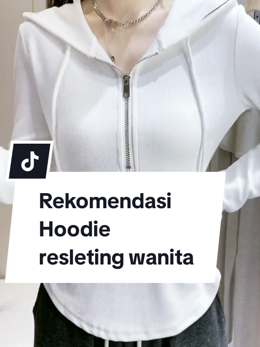 [Premium] hoodie resleting polos wanita #hoodieWanita #premium #trend