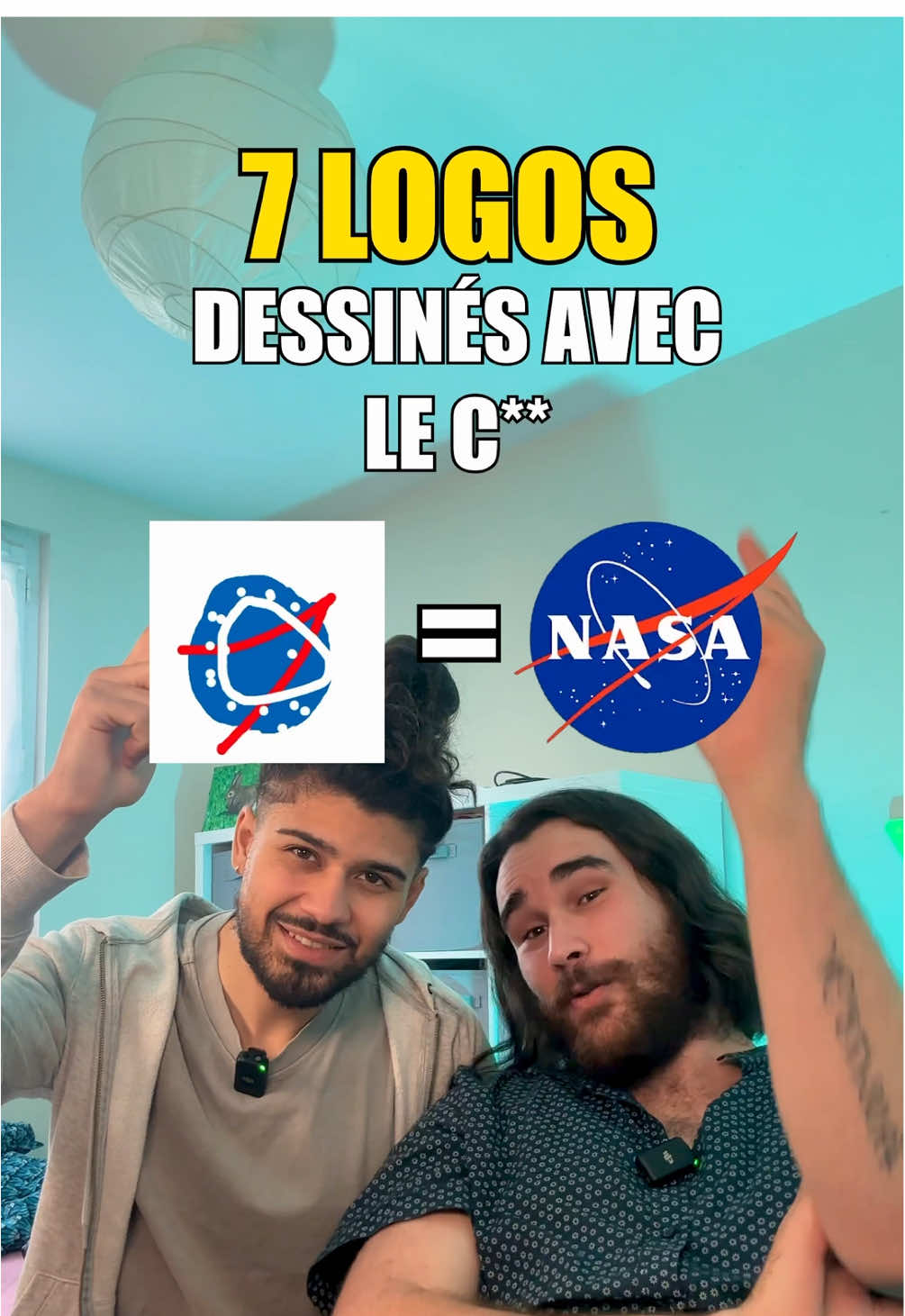 Est ce que tu reconnais ces logos super mal dessinés ? Lui non #logos #lequeldesdeux #choix #jeu 