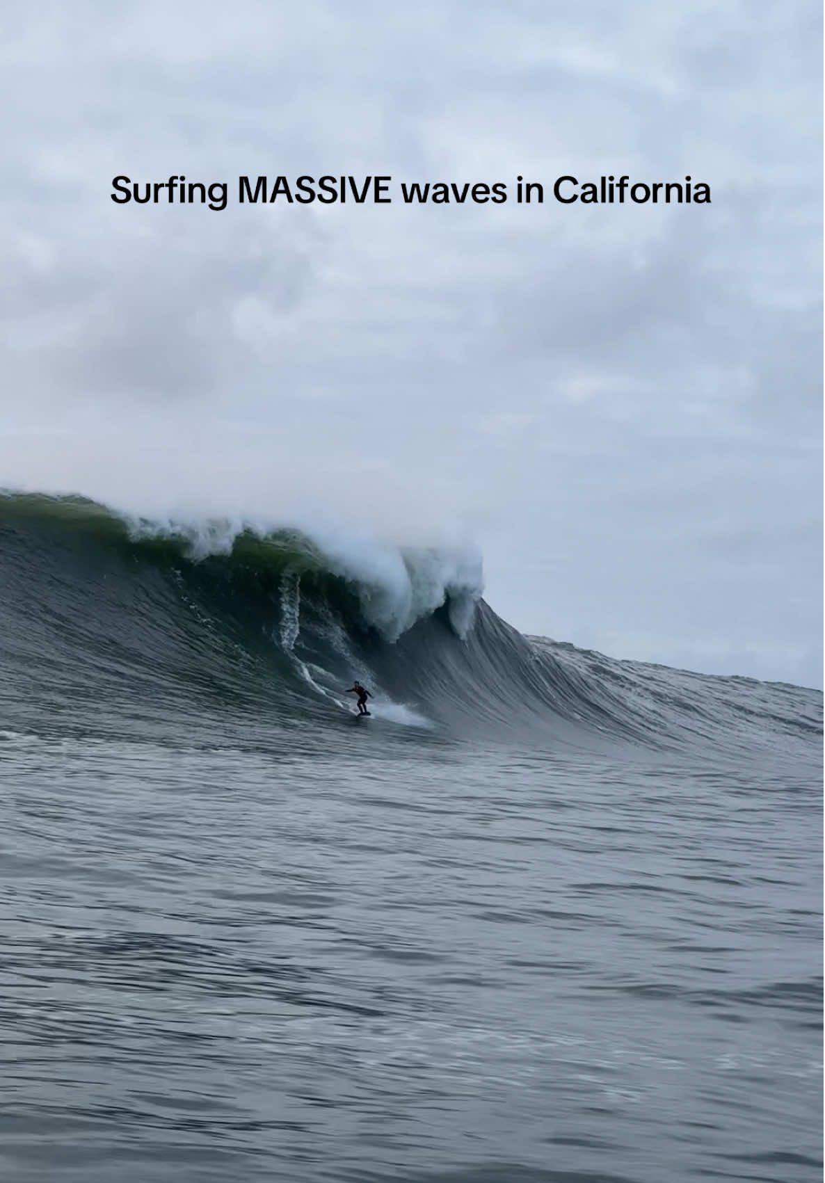 Surfers take on HUGE waves getting towed in California #surf #surfing #surftok #bigwaves #swell #ocean #california #mavericks #barrel 