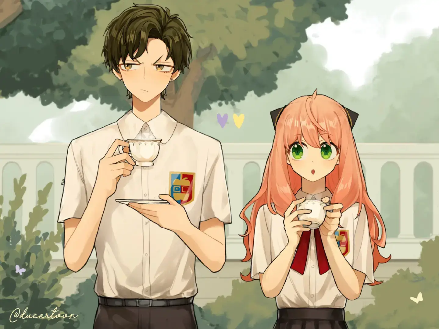 #spyxfamily #anyaxdamian #Love #funny #damianya #canon #tribute #anyaforger #damiandesmond #explore #fyp 