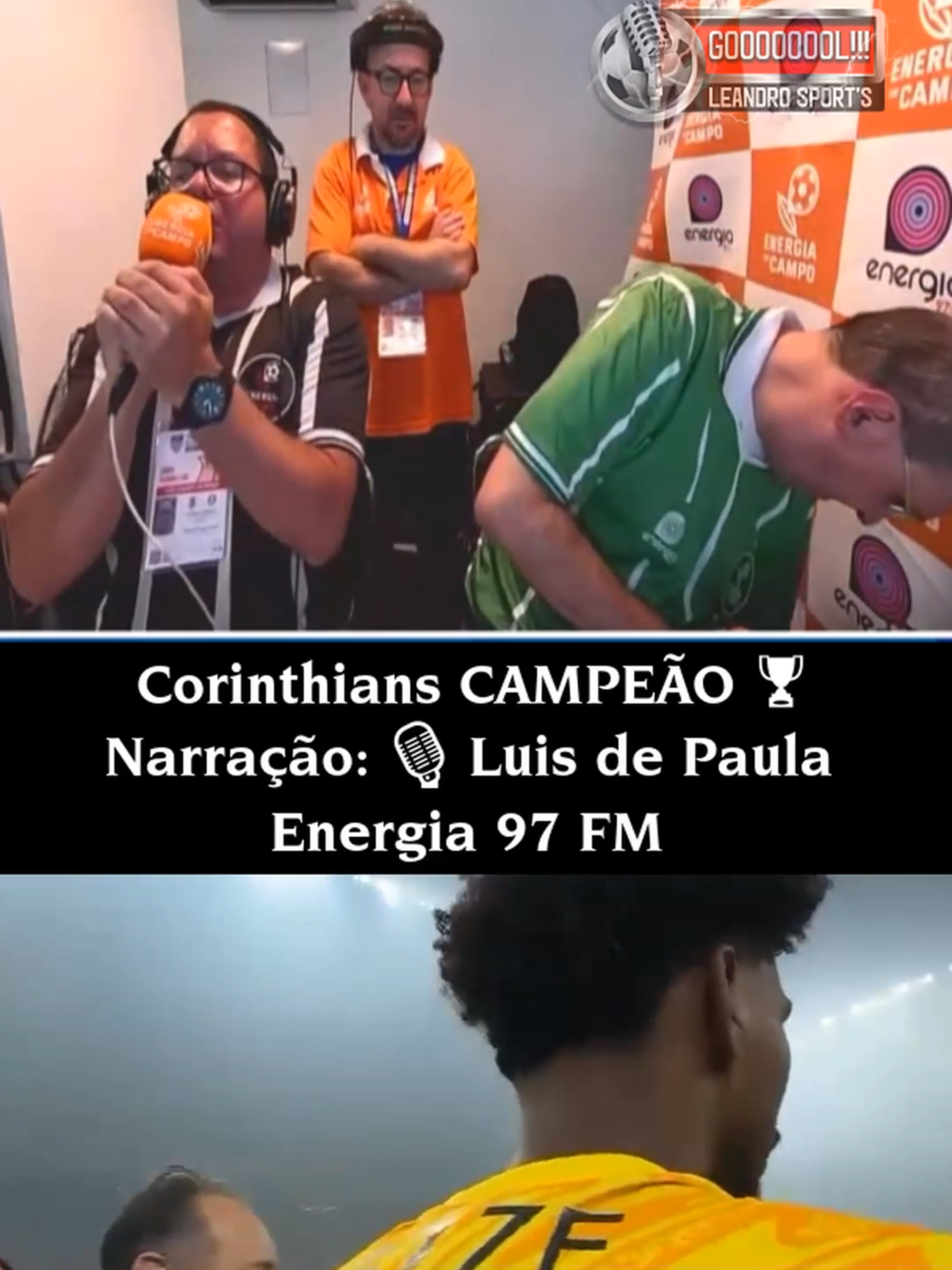 Corinthians CAMPEÃO Paulista 🏆 Narração: 🎙️ Luis de Paula #react #shorts #corinthians