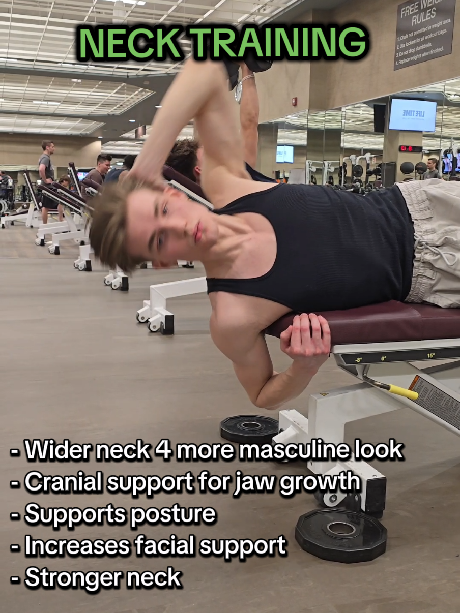 🗿✅️ NECK TRAINING #jawline #mewingtutorial #fypシ #looksmaxing #looksmax #GlowUp #fyp #viral #necktraining 