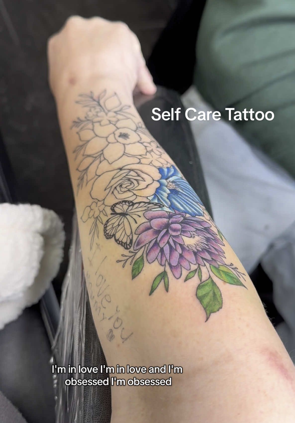 I love getting tattoos! 8 down many more to go. 😍 #fyp #creatorsearchinsights #foryoupage #viralvideo #trendingnow #tiktoktattoo #SelfCare #HealingJourney #heal #inktherapy #tattooinspo #tattoo 