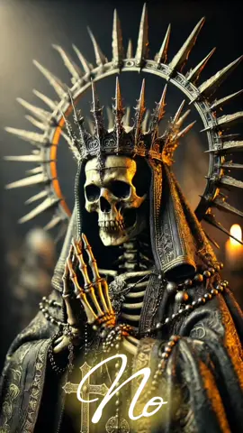 Amiga Eterna No le temo a La Santa Muerte, pues hace mucho la hice amiga, en sombras danza, callada y fuerte, su abrazo es paz, su voz, abriga. No es castigo ni es condena, ni un susurro de dolor, es la llama que serena y el reflejo del amor. Camina a mi lado, paciente, con su manto de verdad, no es final, es un presente, es destino y libertad. #SantaMuerte #MuerteAmiga #PazEterna #DestinoYLibertad #SombraYLuz #FeYDevoción #GuíaEterna #MuerteNoEsElFin #ProtecciónDivina #CaminandoJuntos #SinMiedo #MásAlláDelMiedo #ElAbrazoFinal #VerdadEterna #MuerteYVida