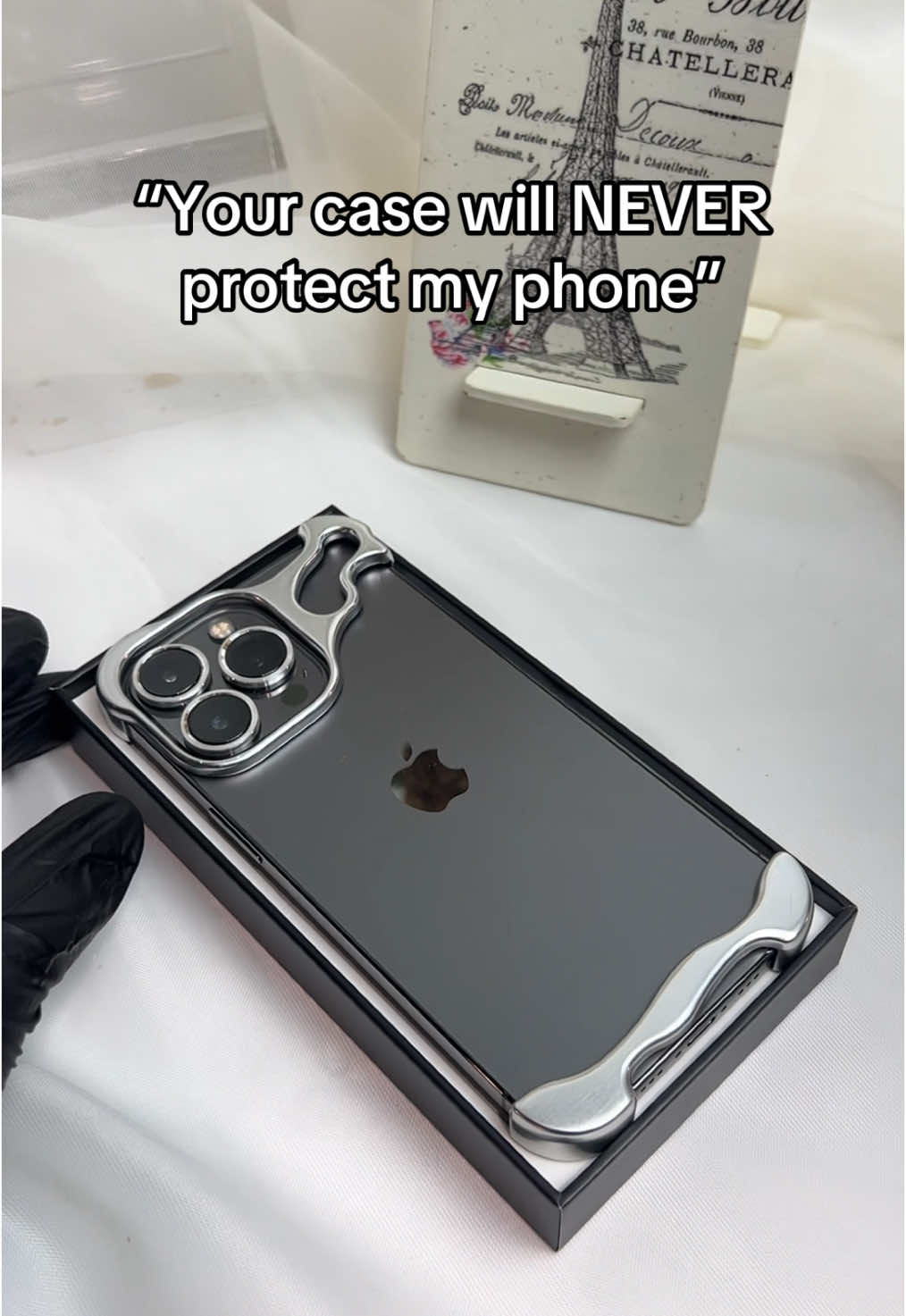 “Invisa Case” - made from metal 😈 #apple #iphone #iphonecase #phonecase #fypシ゚ #xyzcba 