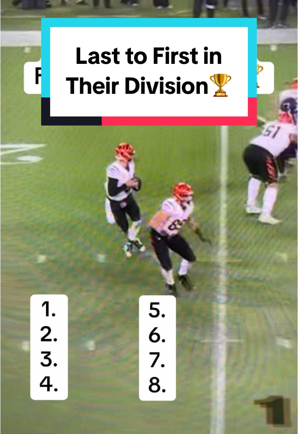 Which teams will go from Last to First in their division?🤔🏆 #nfl #nflfootball #nflcontent #nfloffseason #nfldivisions #firstplace #lastplace #nflconvo