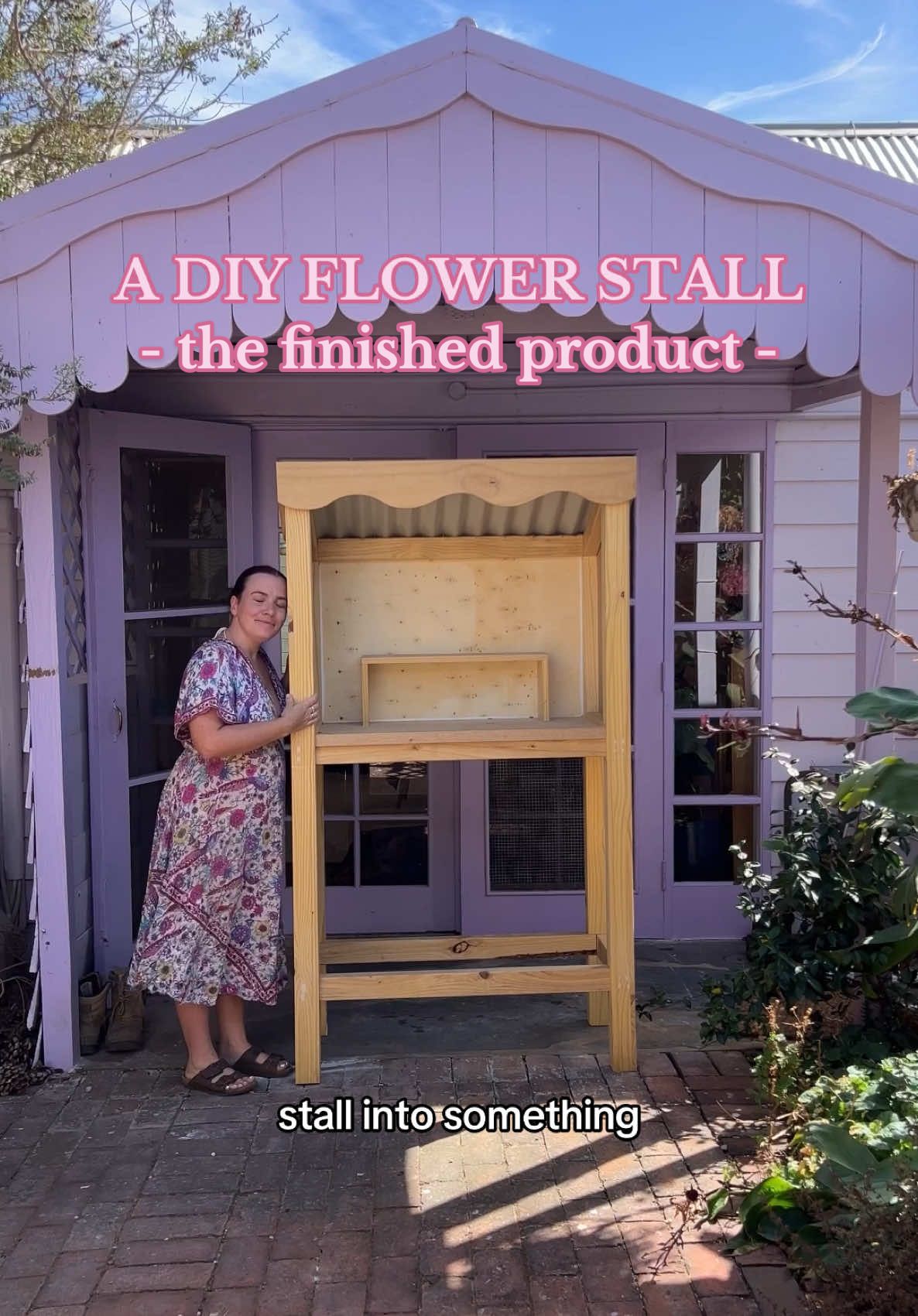 Replying to @StayinghomewithStacey stop it looks amazing 😭🌸 #finishedproduct #farmstall 