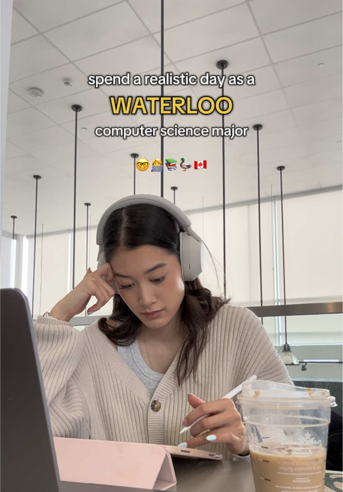 Ok so is it normal that barely any upper year cs students go to class? Or maybe it’s just my friends lol 😂 I used to go to every class at the start of the year and then after midterms I never went back 💀 #unilife #cs #computerscience #waterloo #studytok #dayinmylife #univlog #studentlife #campusdiaries #studywithme