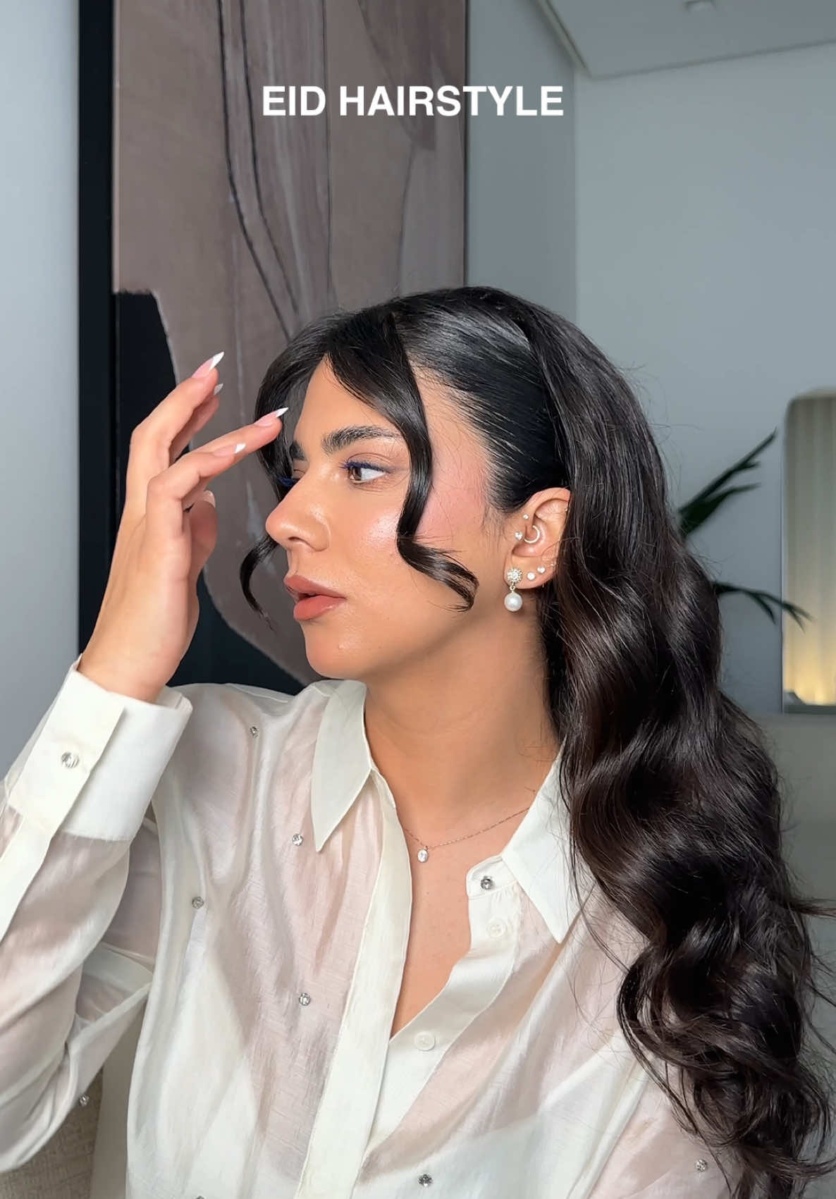 Save it and try it 🩷 #eidhairstyle #easyhairstyles #hairstyle #hairinspo 